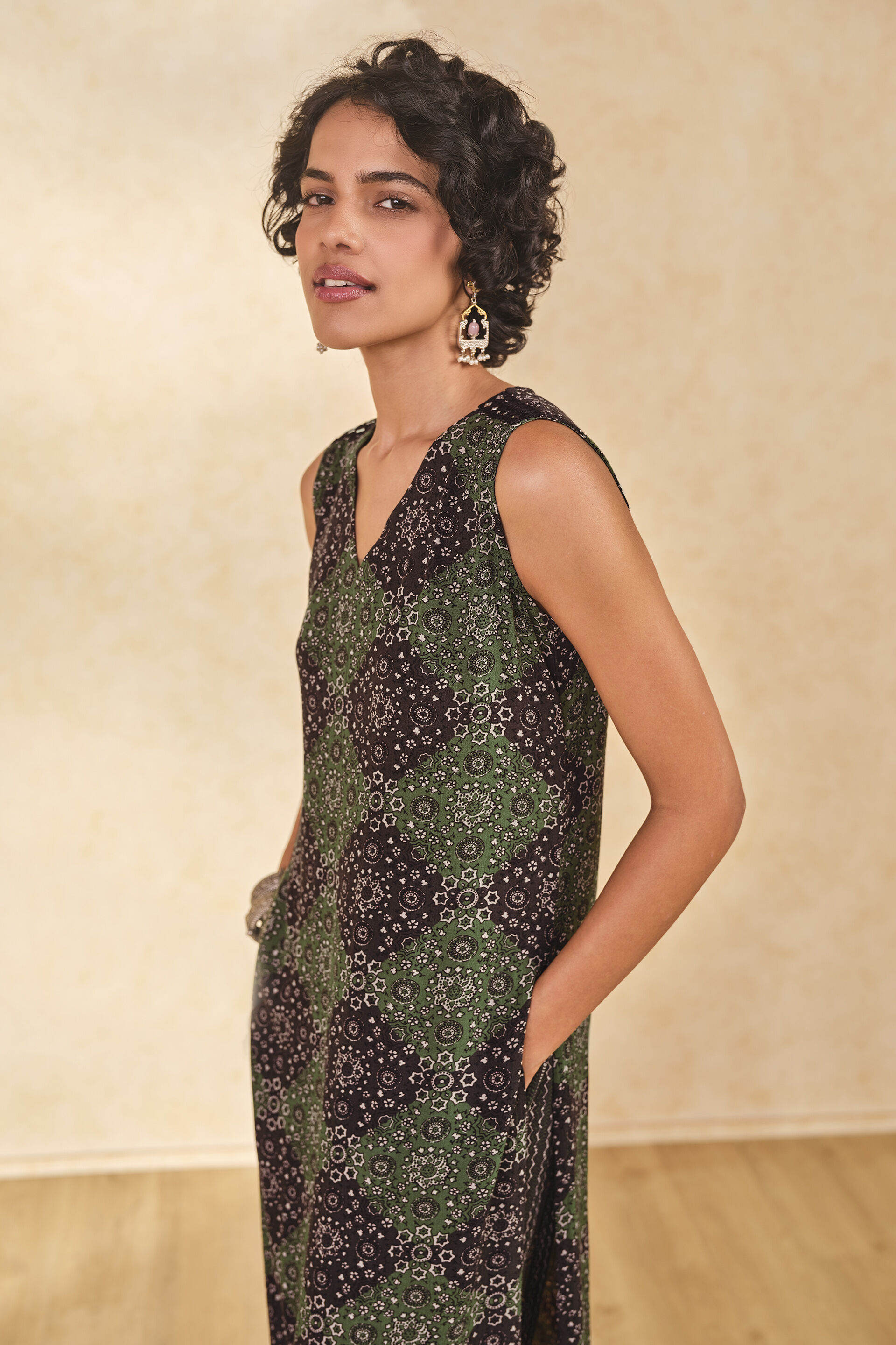 Pistachio Green Kurta Set, Green, image 6